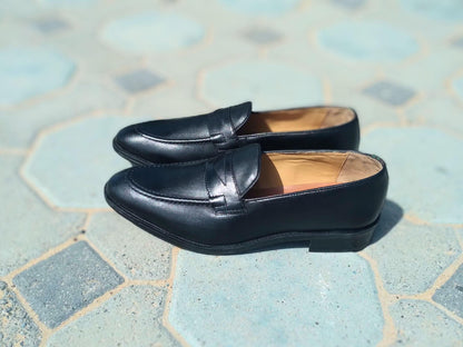 Loafer Shoes Genuine Leather Black - Rambler Shoes FZE