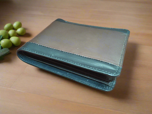 Wallet : Brown-Black Leather Wallet