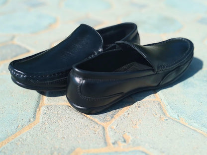 Loafer Shoes Genuine Leather Black - Rambler Shoes FZE