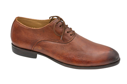 Oxford Genuine Leather Shoes Brown - Rambler Shoes FZE